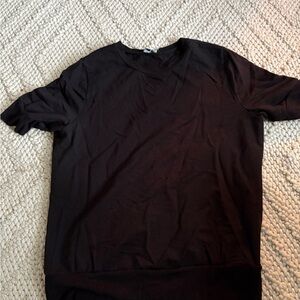 Universal Standard Black Sweatshirt Tee